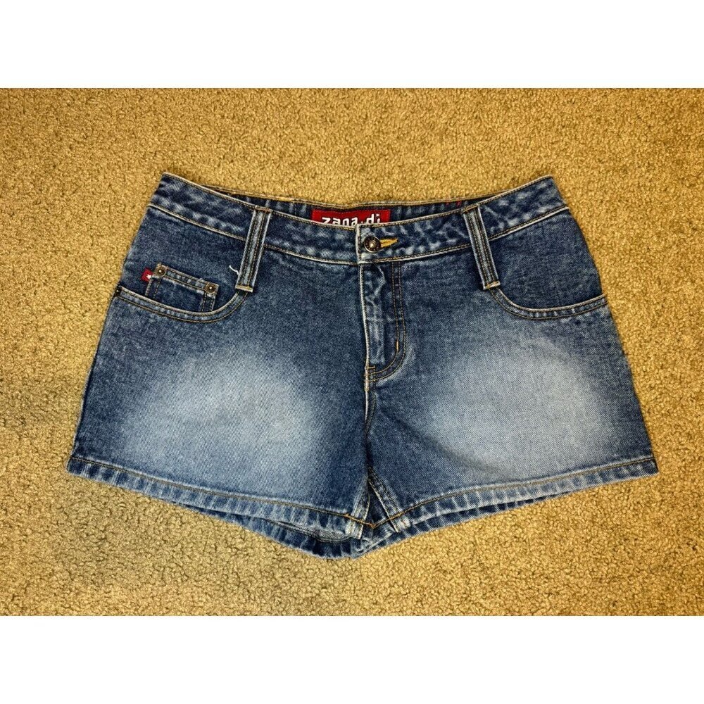 VTG Womens Denim Jean Mid Rise Shorts Lot Of 2 Travel Beach Preppy Y2k 90s Sz 6 - Picture 7 of 15
